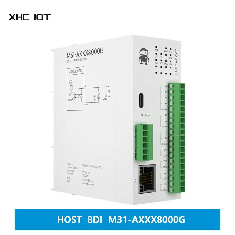 XHCIOT M31-AXXX8000G ȣƮ    ö̽, 8DI л  IO , RS485 RJ45 Ƴα ġ ȹ